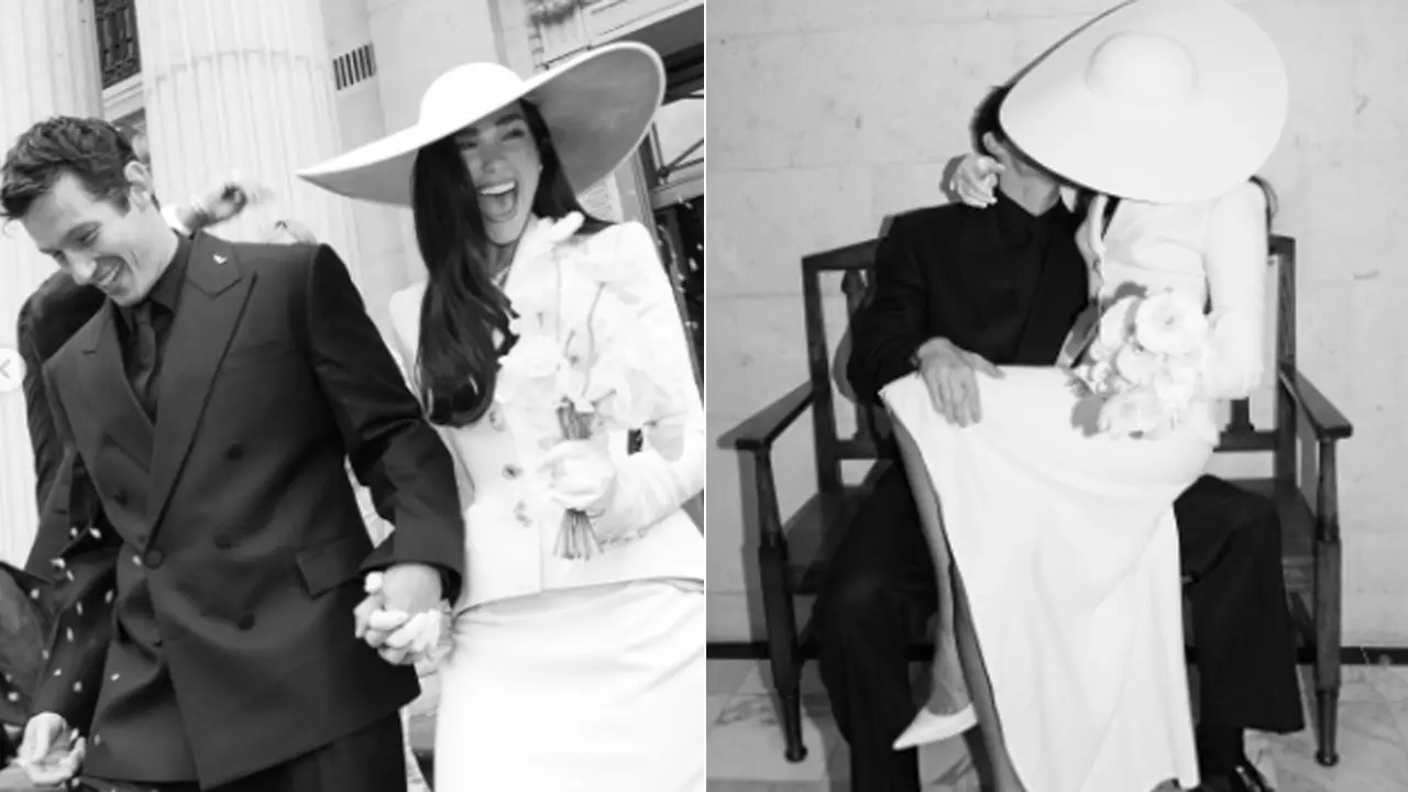 Dua Lipa and Callum Turner Unveil Stunning Wedding Photos, Capturing Classical Romance in London